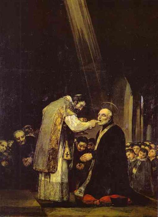 Francisco Jose de Goya Last Communion of Saint Jose de Calasanz. France oil painting art